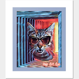 Cool Cat Valley Pop Art Ave Posters and Art